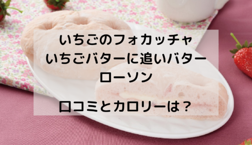 いちごのフォカッチャ/ローソンはいつからいつまで ？カロリーや口コミも！