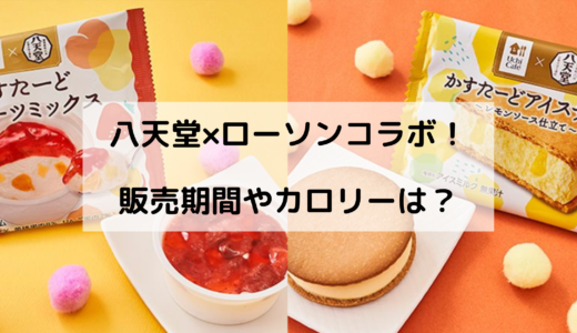 八天堂×ローソンコラボアイスはいつからいつまで？カロリーは？